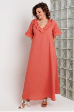 Платье 1066 коралл