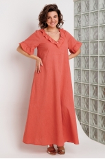 Платье 1066 коралл