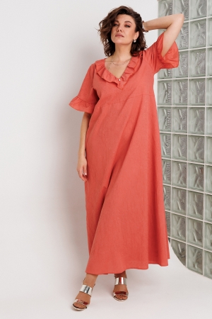 Платье 1066 коралл