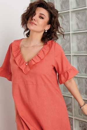 Платье 1066 коралл