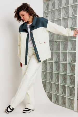 Жакет 2018 молочный