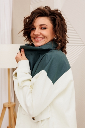 Жакет 2018 молочный