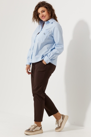 Блуза женская 4107 голубой
