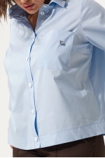 Блуза женская 4107 голубой