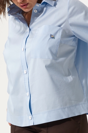 Блуза женская 4107 голубой