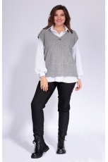 Жилет женский 7007 серый