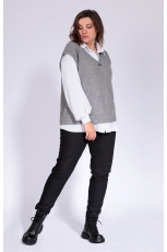 Жилет женский 7007 серый
