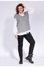 Жилет женский 7007 серый
