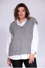 Жилет женский 7007 серый