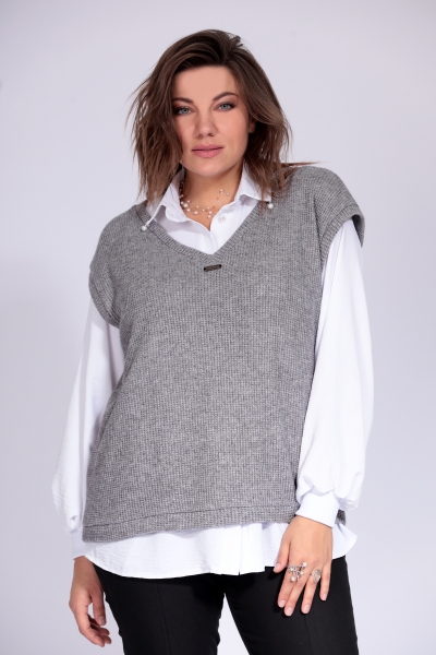 Жилет женский 7007 серый