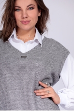 Жилет женский 7007 серый