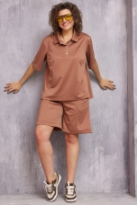 Шорты женские 8004 терракот