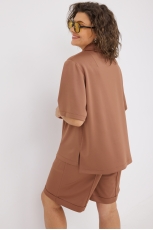 Шорты женские 8004 терракот