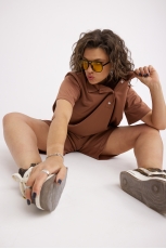 Шорты женские 8004 терракот