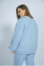 Брюки женские 6009 голубой