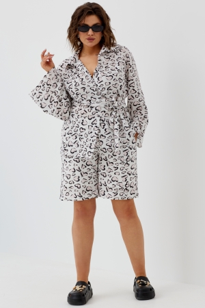 Комплект женский 3062 сердечный принт