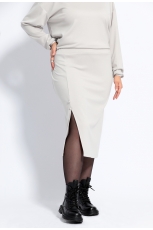 Юбка женская 5005 серебро