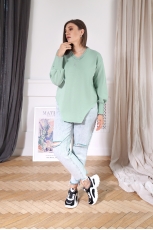 Свитшот женский 4008  шалфей