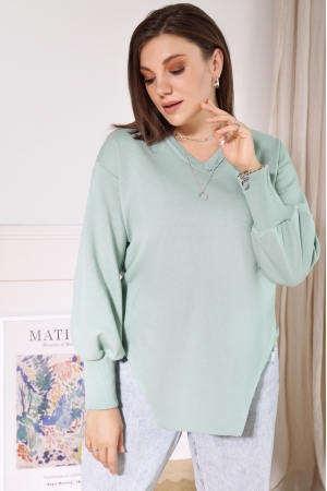 Свитшот женский 4008 шалфей