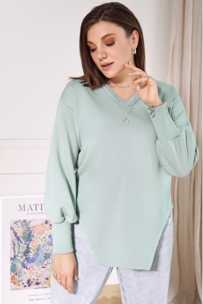 Свитшот женский 4008  шалфей