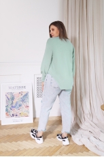 Свитшот женский 4008  шалфей