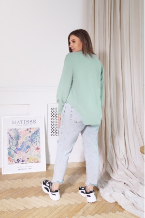 Свитшот женский 4008 шалфей