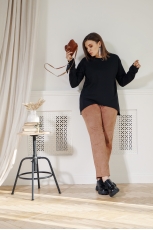 Свитшот женский 4009  чёрный