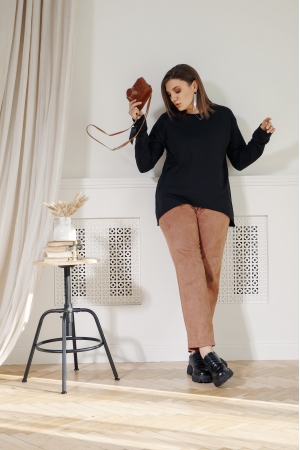 Свитшот женский 4009 чёрный