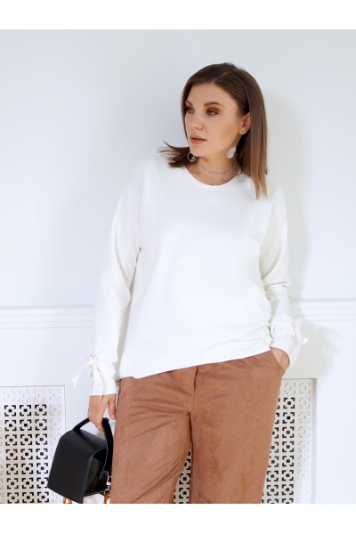 Свитшот женский 4009 молочный