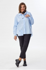 Блуза женская 4066  голубой