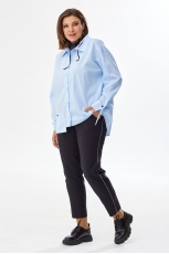 Блуза женская 4066  голубой