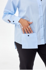 Блуза женская 4066  голубой