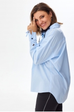 Блуза женская 4066  голубой
