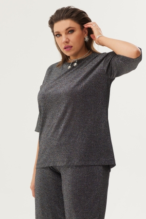 Блуза женская 4080 серебро