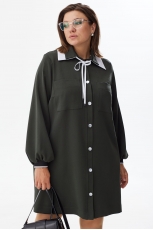 Платье 1026 хаки