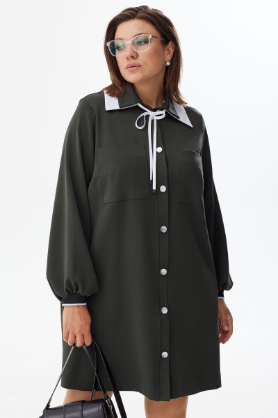 Платье 1026 хаки