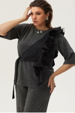 Жилет женский 7014 чёрный