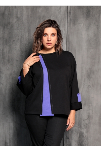 Блуза женская 4048 чёрный