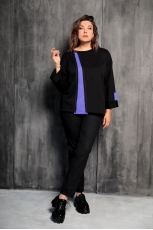 Блуза женская 4048 чёрный