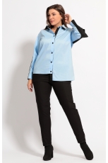 Блуза женская 4056 голубой
