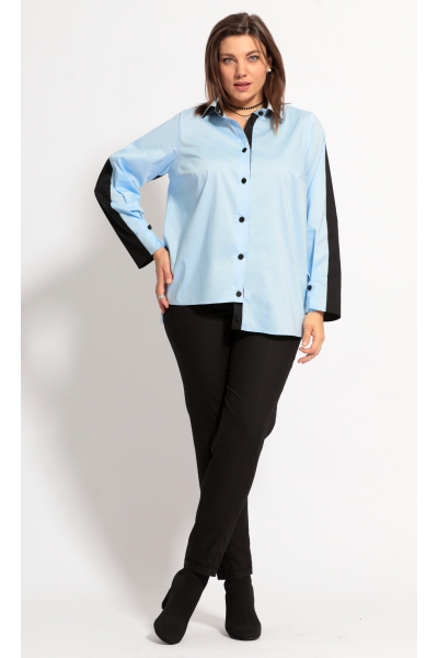 Блуза женская 4056 голубой