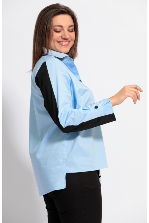 Блуза женская 4056 голубой