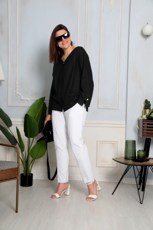 Брюки женские 6021 молочный