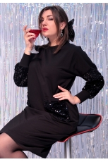 Платье 1020 чёрный