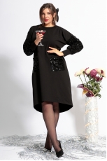 Платье 1020 чёрный