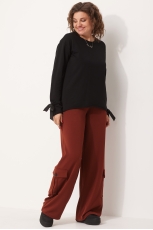 Брюки женские 6058 терракот