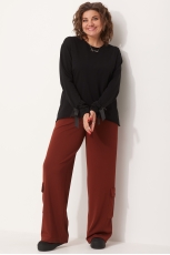 Брюки женские 6058 терракот