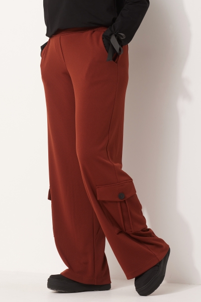 Брюки женские 6058 терракот