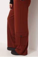 Брюки женские 6058 терракот