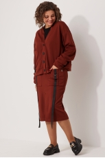 Комплект женский 3077 терракот